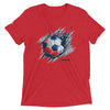 Image of Red, White and Blue Soccer Ball Short sleeve t-shirt