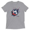 Image of Red, White and Blue Soccer Ball Short sleeve t-shirt